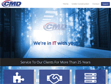 Tablet Screenshot of cmdweb.com